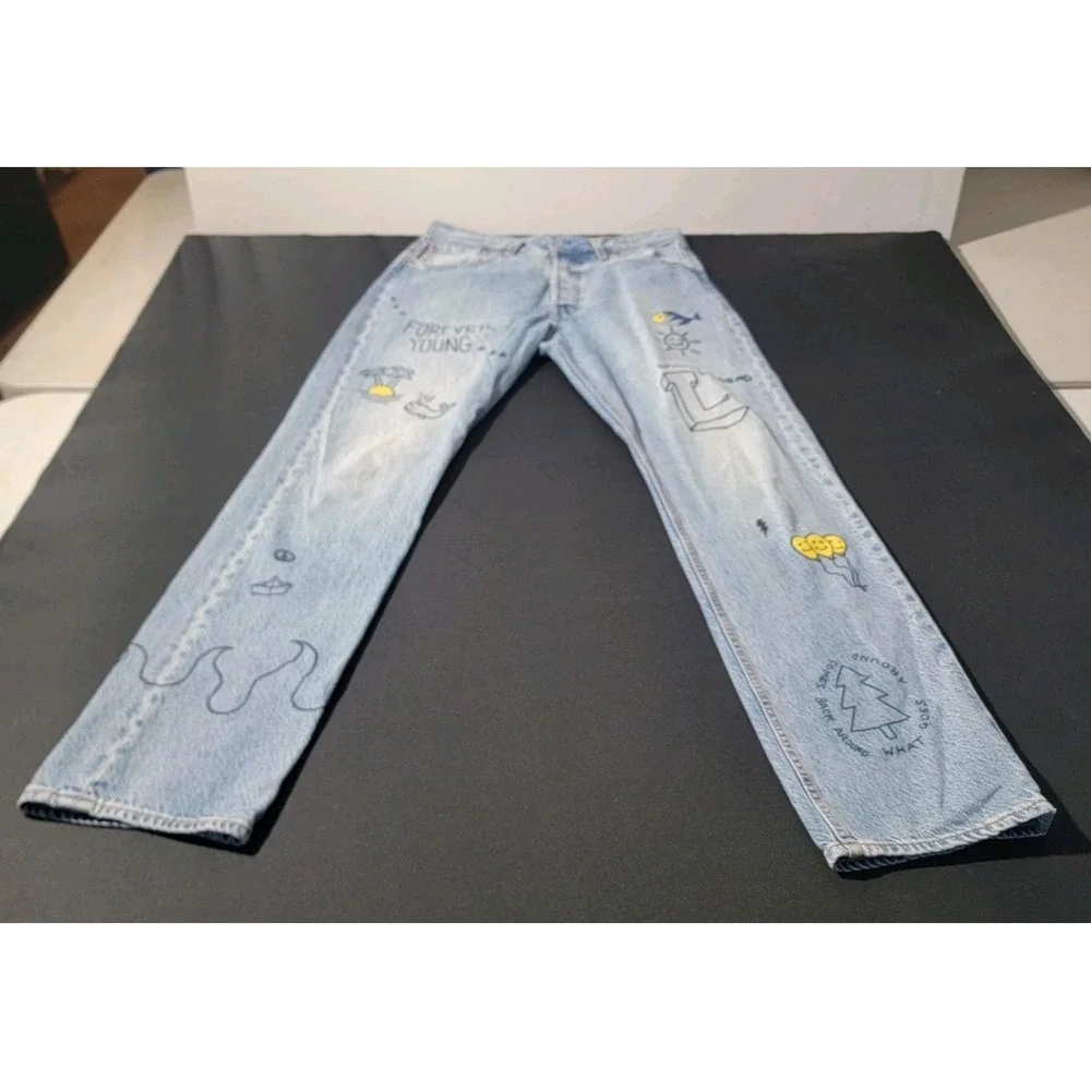 Levi's Premium 501 '93‎ Straight Jeans Young Legend Men's 31X32